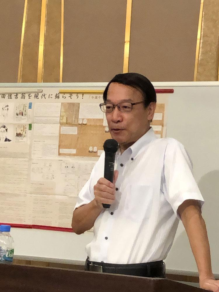 各県事務所学習会で講演する北見式賃金研究所代表の北見昌朗氏.jpg